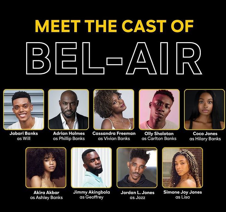 Full Bel Air cast announced for Peacock TV Series