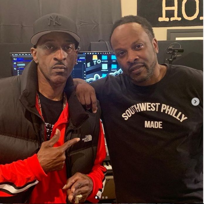 DJ Jazzy Jeff & Rakim in the studio